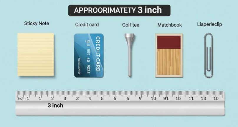 14 Common Things That Are 3 Inches Long