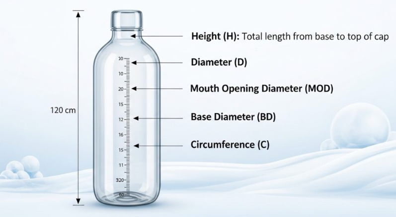 Water Bottle Dimensions: Complete Guide With Facts, Visuals & Examples