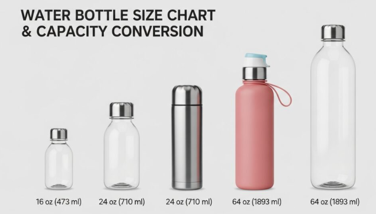 Water Bottle Dimensions: Complete Guide With Facts, Visuals & Examples