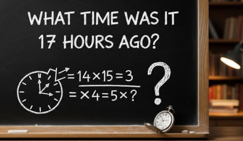 What Time Was It 17 Hours Ago?